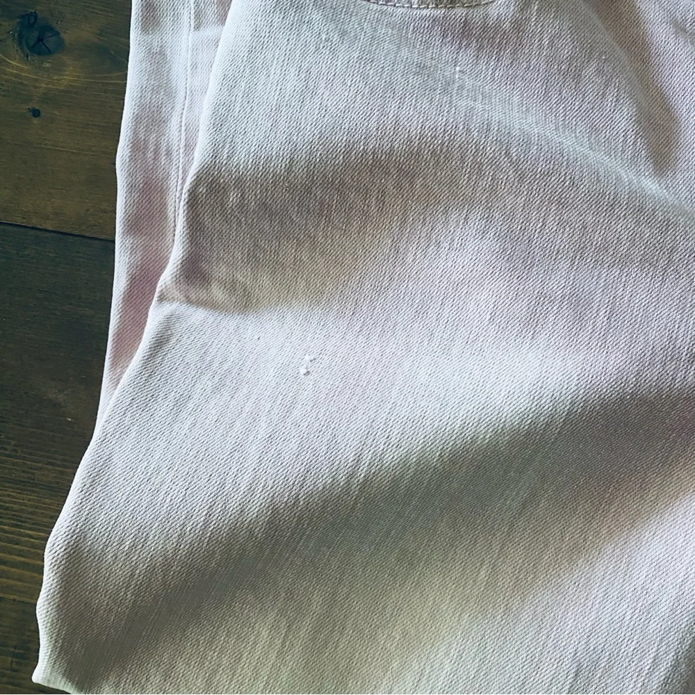 Lucky Brand pink straight leg denim jeans